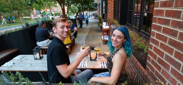Outdoor Dining at Panciuto - Downtown Hillsborough