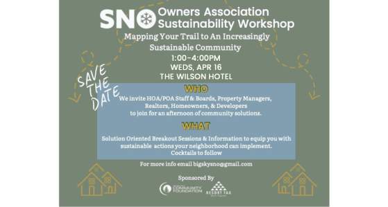 SNO Owners Association Sustainability Workshop