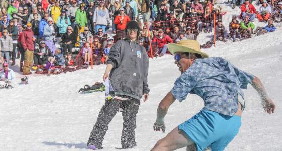 Big Sky Resort Spring Series: Pond Skim
