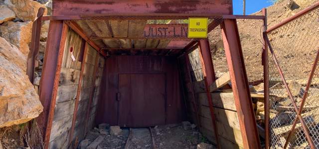 Entrance to a Mine Shaft