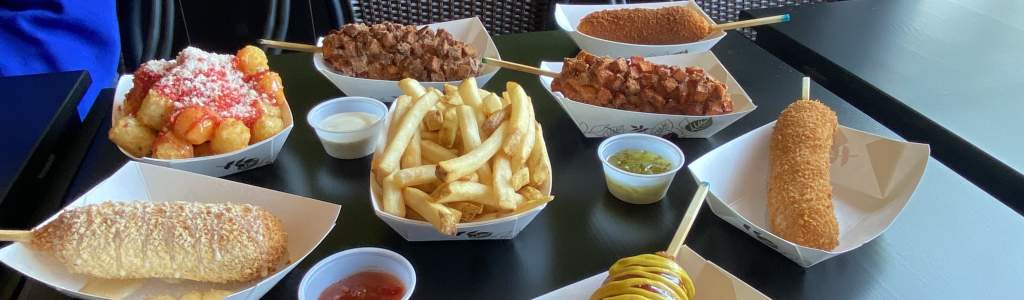 Korean Corn Dog Culinary Adventure at Flaming Kuma