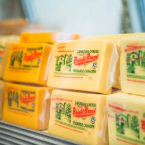 Bright Butter and Cheese display