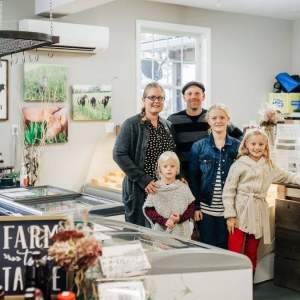 Family at a Farm Store