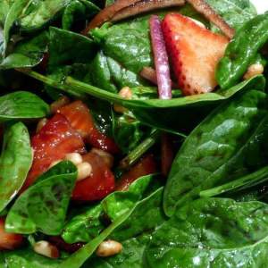 Strawberry Spinach Salad