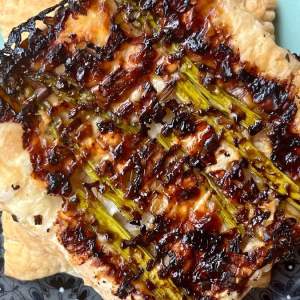 TRM upside down asparagus pastry
