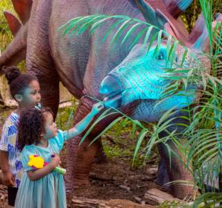 Dinosaurs at the Roger Williams Park Zoo