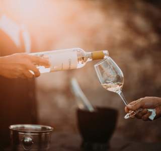 Wine pouring