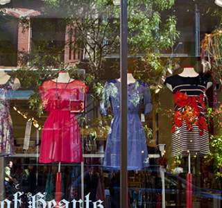 Window shopping dresses in Providence, RI
