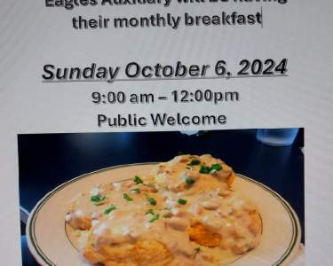 Breakfast at the Eagles Club