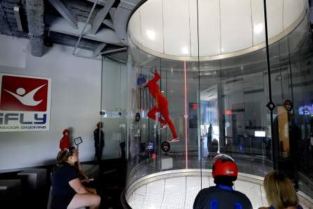 indoor skydiving simulator