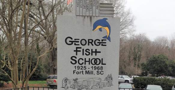 George Fish School Monument