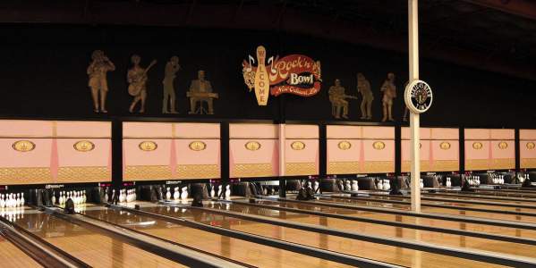 Open lanes at Rock n' Bowl in Lafayette, LA