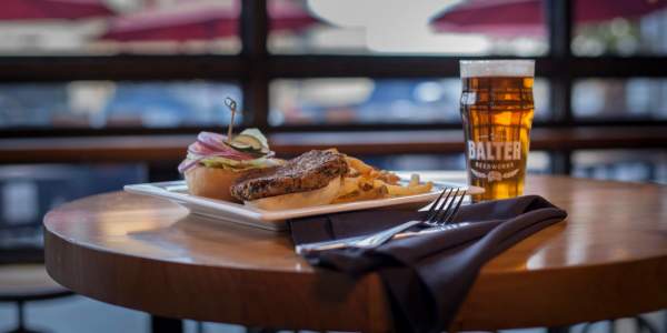 Balter Beerworks Veggie burger