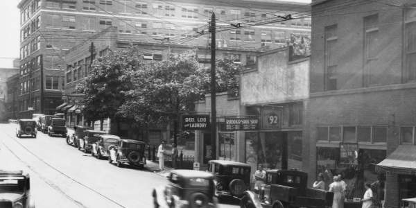 Walnut Street in the 1930s