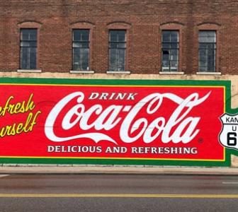 Coca Cola Mural - Galena KS, 66739