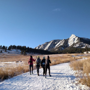 Social Widget Only - Winter Hiking