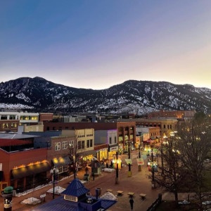 Social Widget Only - Boulder in Winter