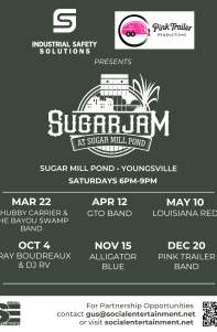 Sugar Jam Ft. Chubby Carrier and The Bayou Swamp Band