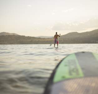Stand Up Paddleboard at Sunset