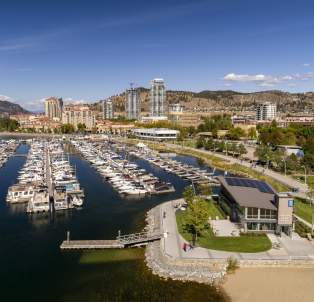 Kelowna Visitor Centre Aerial Building 3