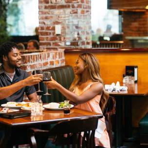 couple at Cherokee Grill