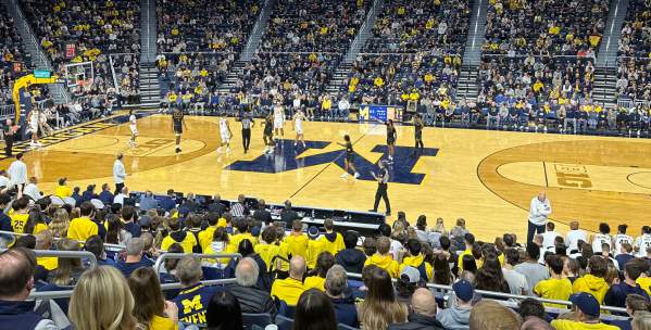 Men's Basketball game at Crisler
