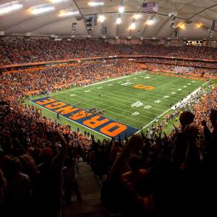 Syracuse Football Game in the Carrier Dome