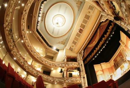 Photo of the interior of Swansea Grand Theatre