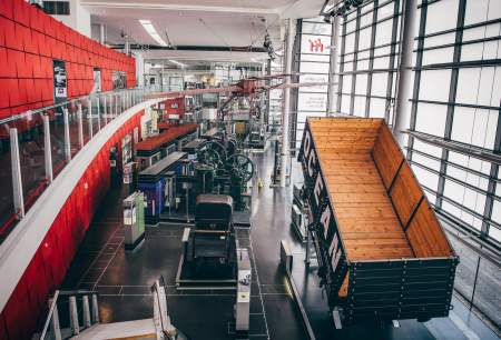 exhibits and displays on show inside the national waterfront museum