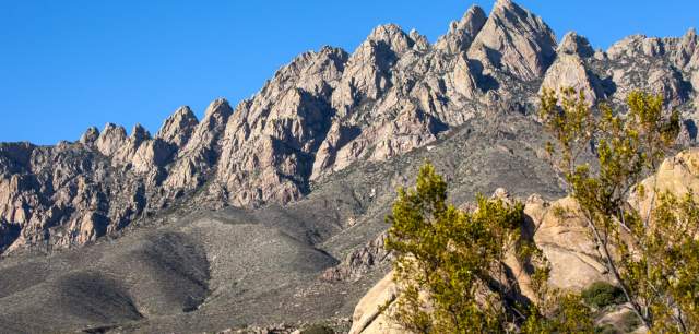 daytime picture of Organ Mountains near Las Cruces