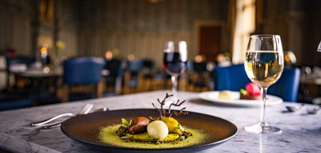 Hoar Cross Hall Ballroom dining