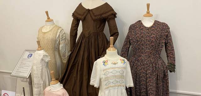 period costumes at Brampton Museum