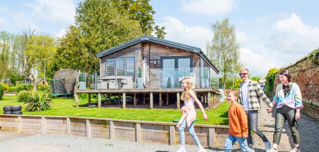 Hales Hall Caravan Camp Site lodge family