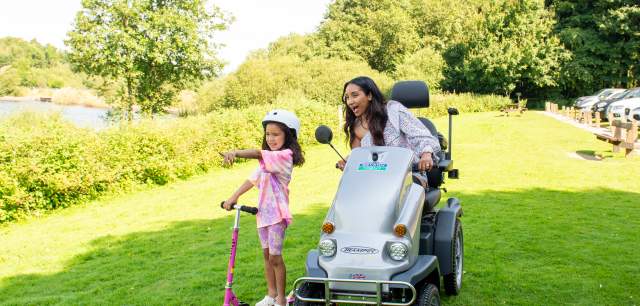 all terrain Mobility Scooter hire mother daughter