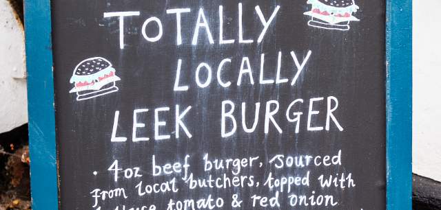 The Roebuck Inn promotes local food option