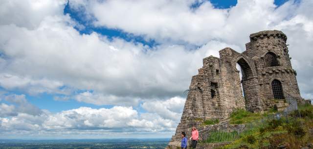spectacular views beside the castle
