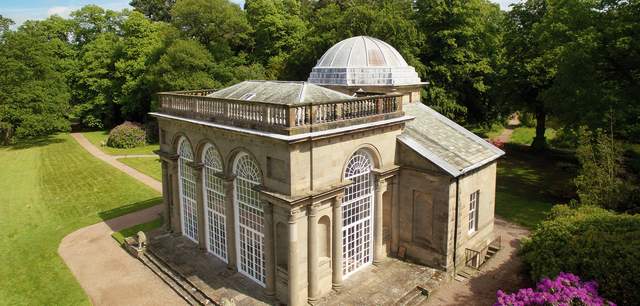 Weston Park Temple of Diana exterior