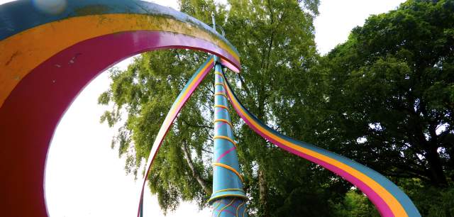 Wombourne Village in South Staffordshire