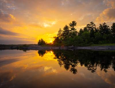 Sunset on the Water