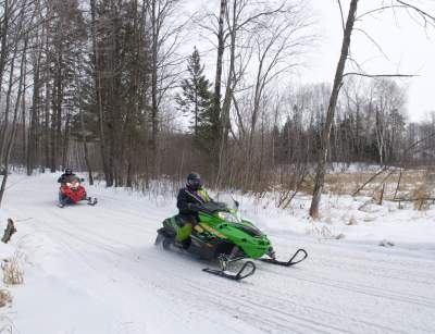 snowmobiling in the grand rapids area