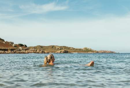 An Autumn Sea Swim Adventure