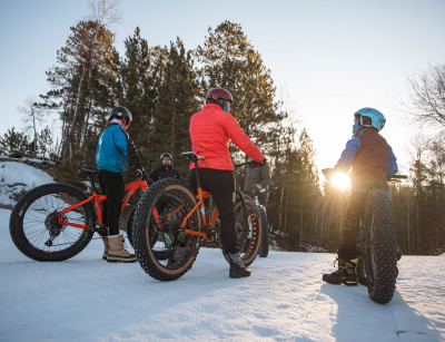 Fat Bike In Winter