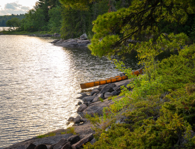 Canoe On Shore