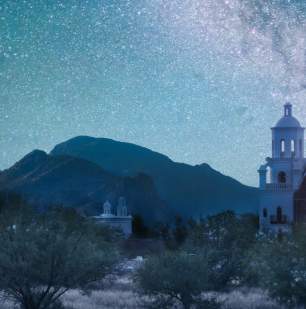 san_xavier_del_bac_with_stars