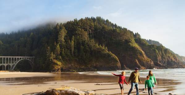 Beachcombing on the Oregon Coast