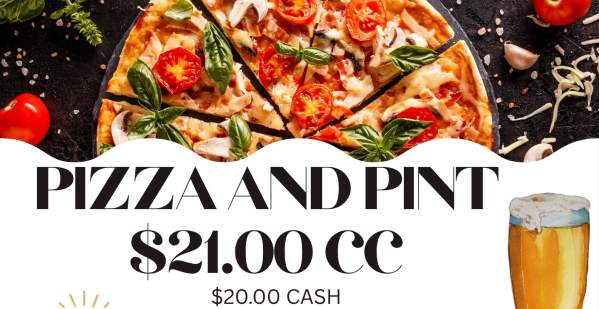 Pizza & Pint Thursdays at Drop Bear Brewery