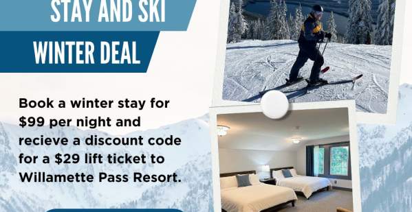 Spring Break Ski Getaway at Westfir Lodge