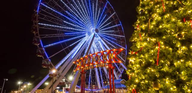 Christmas Tree The Track Ferris Wheel