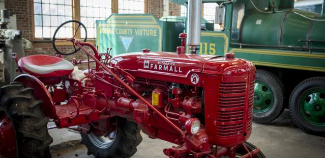 Tractor at the N.C. Transportation Museum