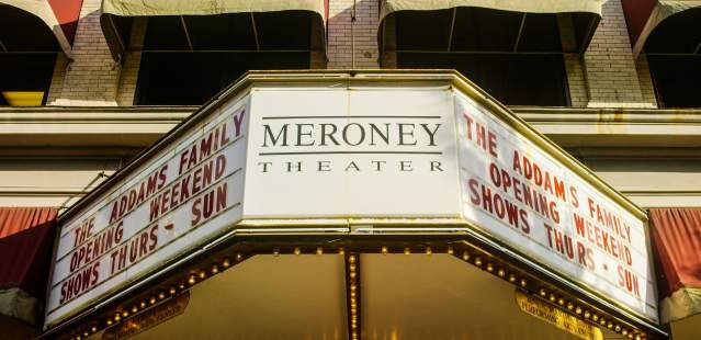 Meroney Theater Marquee